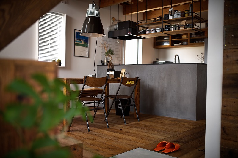 色数が少ないナカミチホームのブルックリンスタイル施工事例