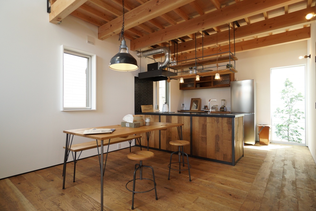 ナカミチホームのブルックリンスタイルモデルハウス